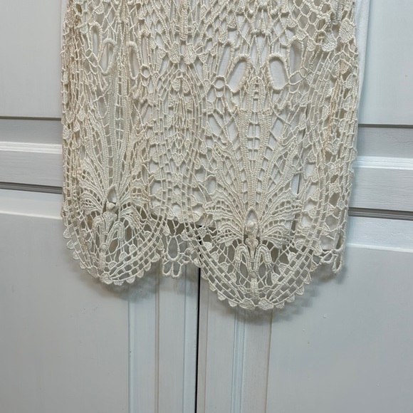CHARLIE B Cream Lace Boho Tank Top. Size S/P, Euro summer - Picture 4 of 7